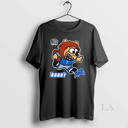 Original Detroit Lions Football Roary Mascot Cartoon