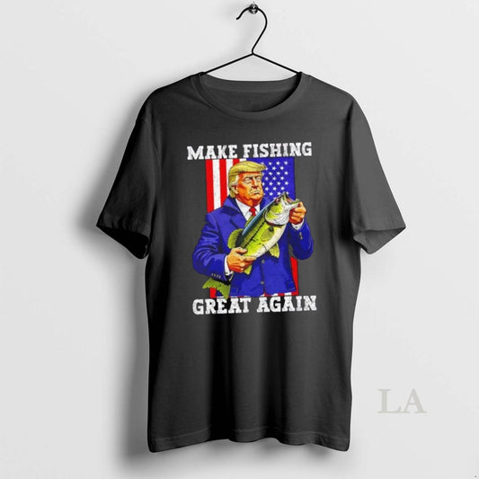 Original Donald Trump Make Fishing Great Again American Flag