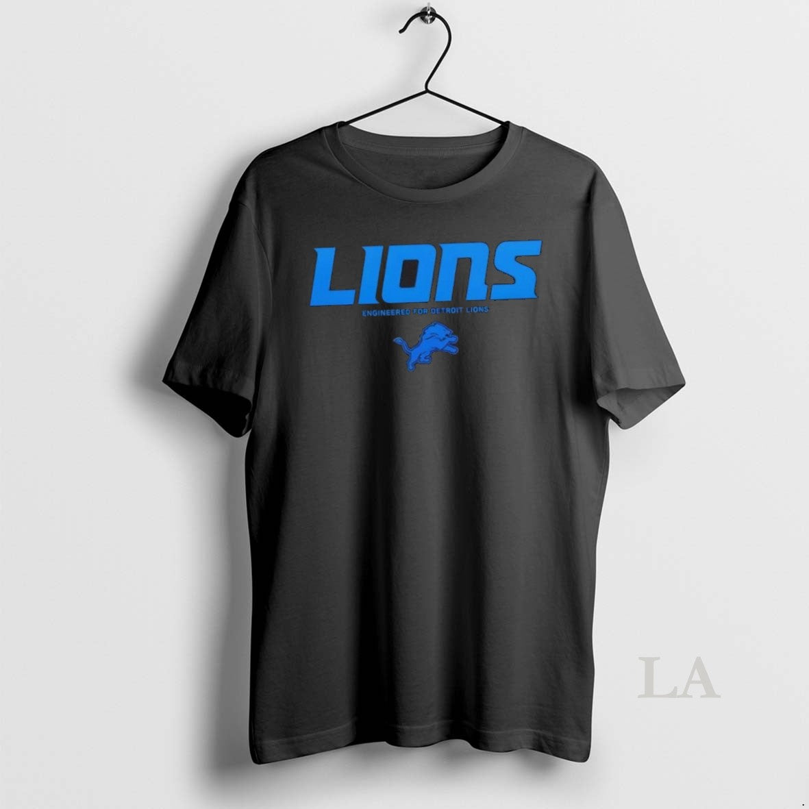 Original Engineered For Detroit Lions Football Skyline 2 Sided