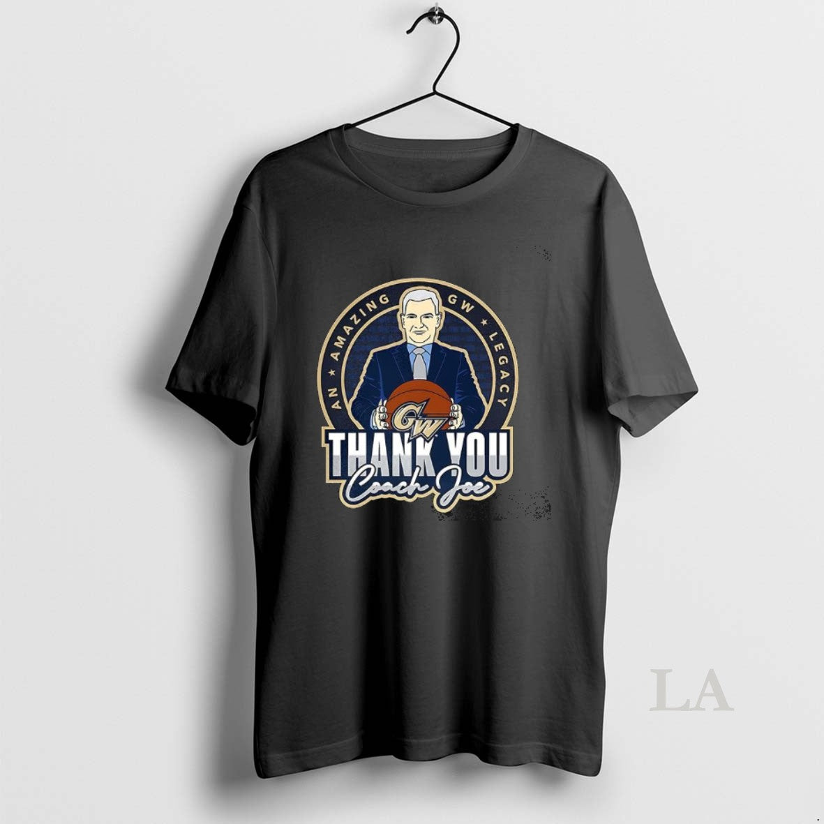 Original George Washington Basketball Thank You Coach Joe