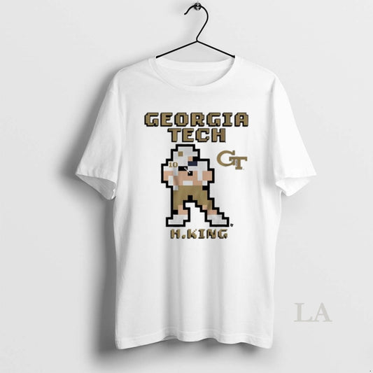 Original Georgia Tech Football Haynes King Retro Baller Graphic