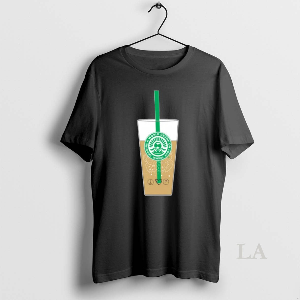 Original Iawdol Logo On Iced Coffee