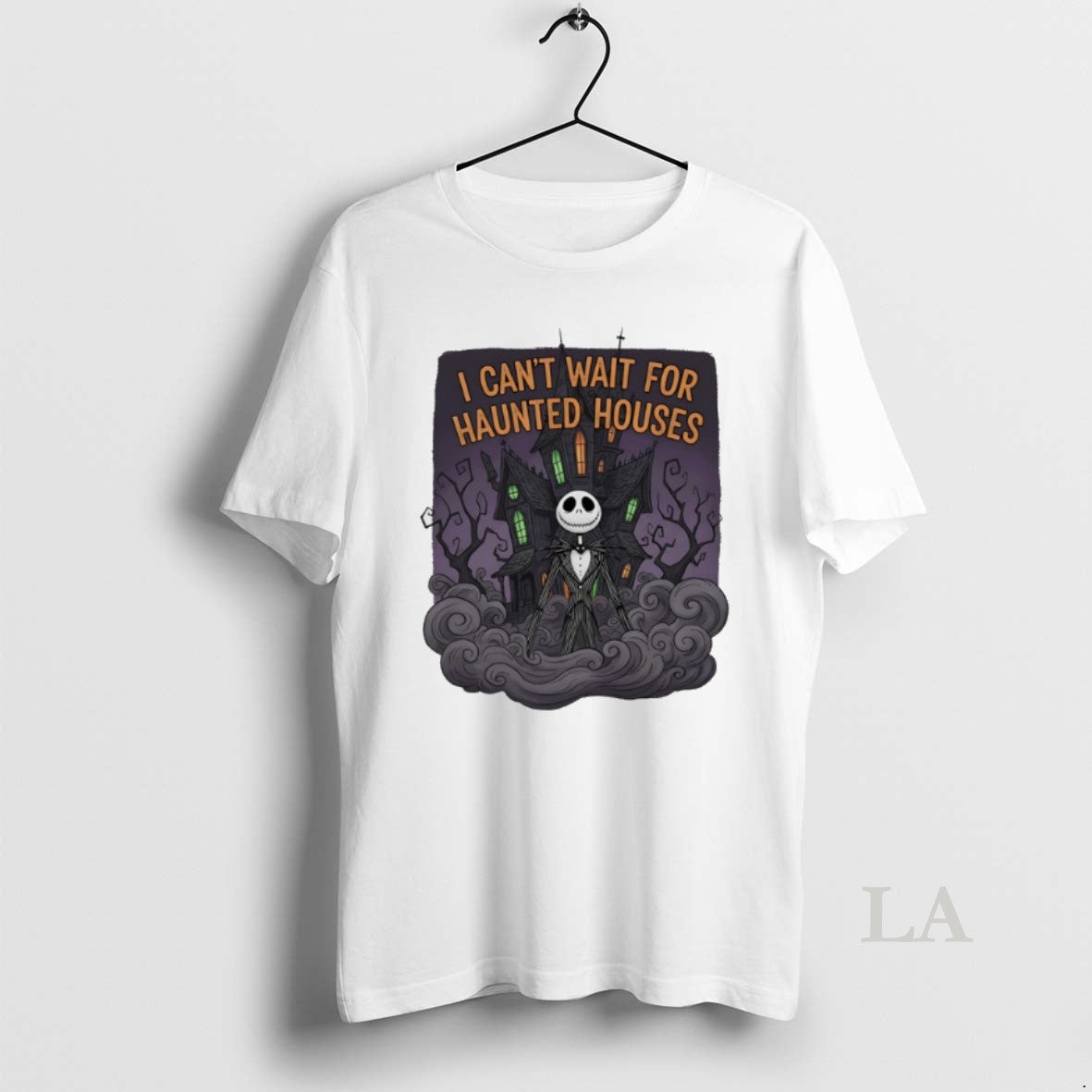 Original Jack Skellington I Cant Wait For Haunted Houses Halloween