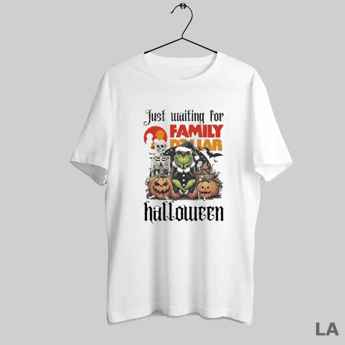 Original Just Waiting For Family Dollar Santa Grinch Halloween 2025