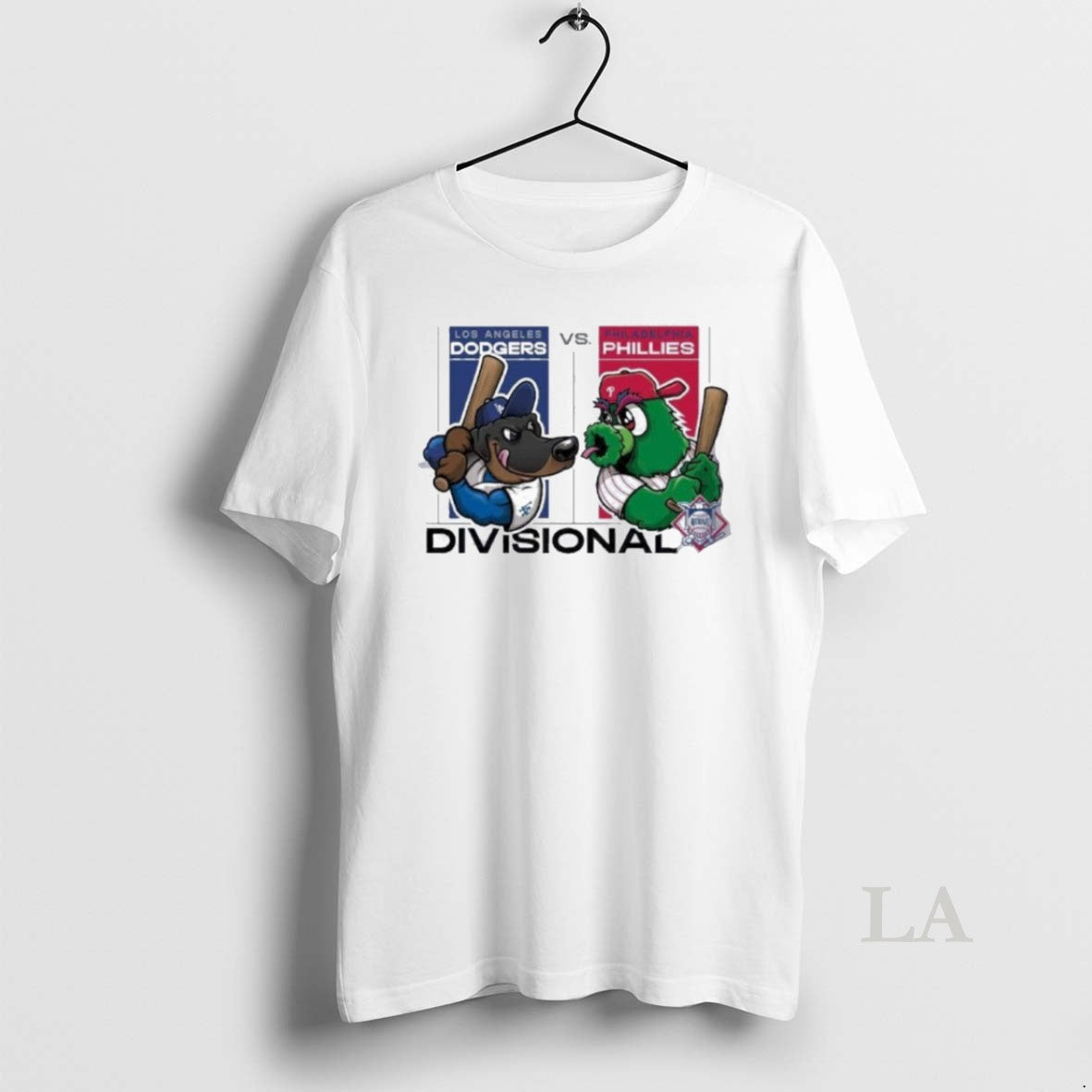 Original Los Angeles Dodgers Vs Philadelphia Phillies 2025 Alds Mascot Matchup