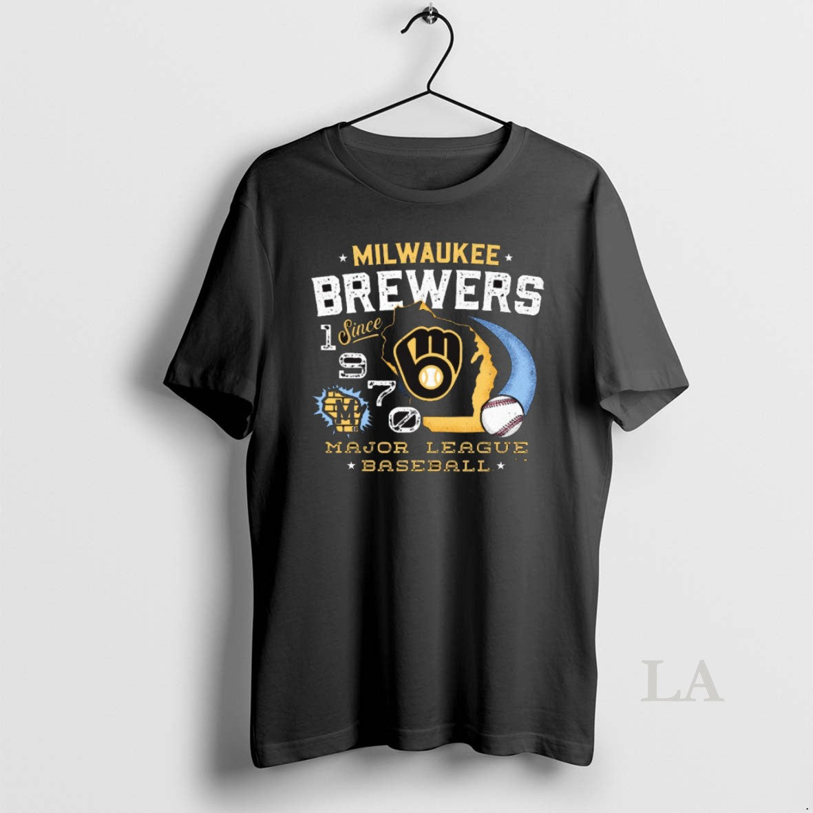 Original Milwaukee Brewers Mlb Regional Major League Baseball Since 1970