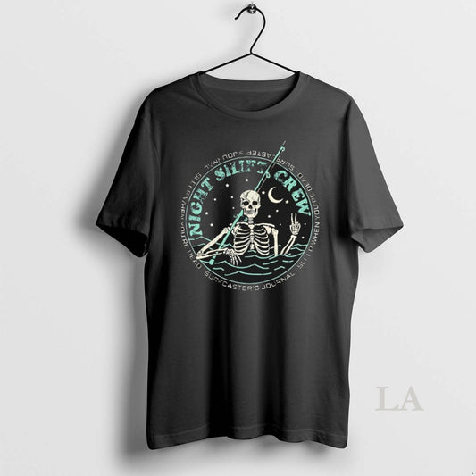 Original Night Shift Crew Skeleton Fishing