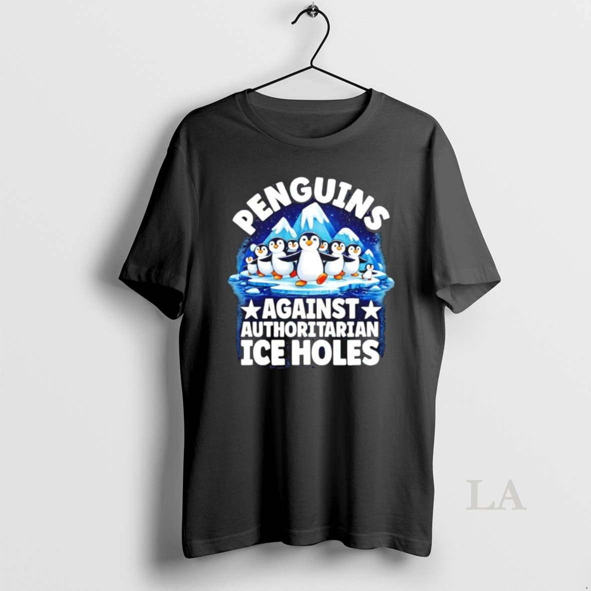 Original Penguin Protest Anti Authoritarian Stop Ice Hole