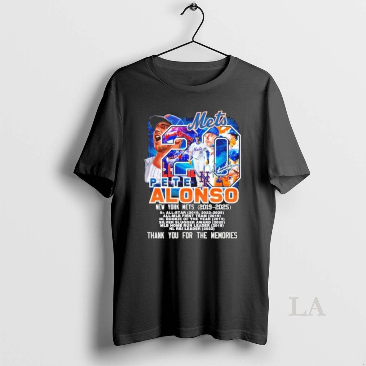Original Pete Alonso New York Mets 2019 2025 Thank You For The Memories