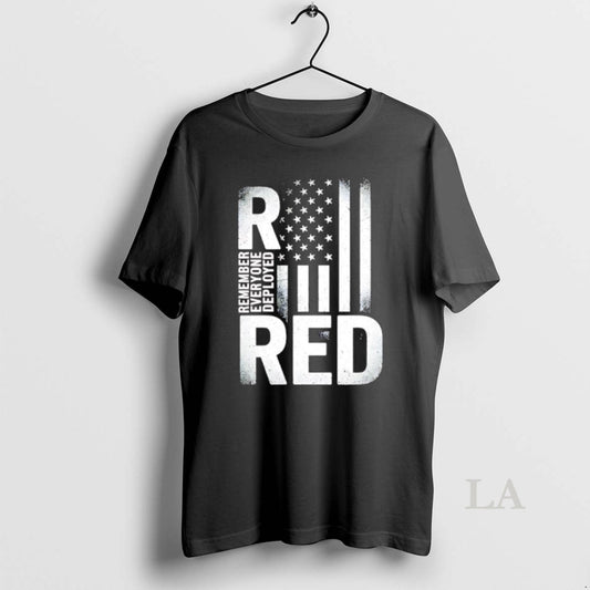 Original Red Remember Everyone Deployed Classic Style American Flag