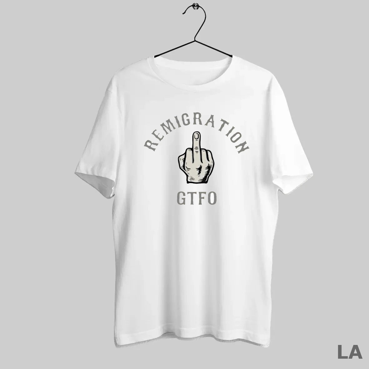 Original Remigration Gtfo Middle Finger