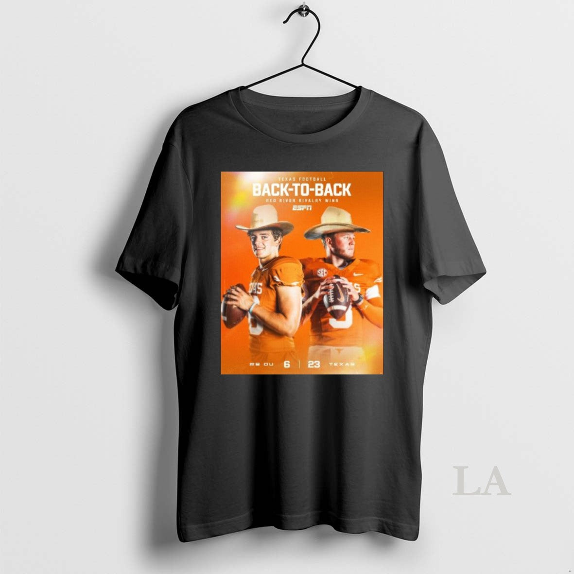 Original Texas Football Back 2 Back Red River Rivalry Winners Beat Ou 2025 Long Sleve