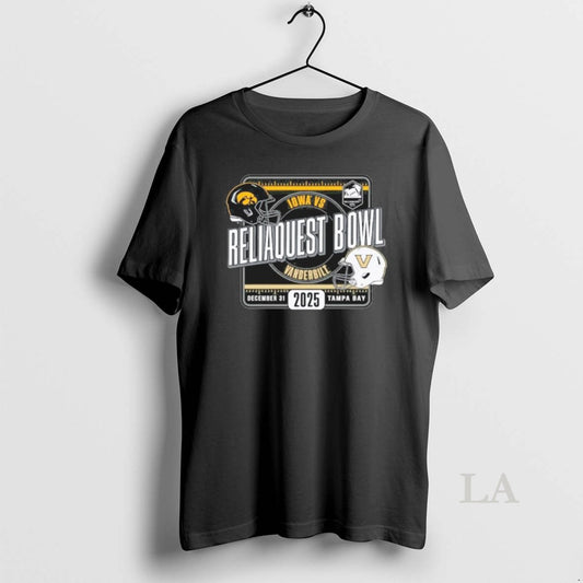 Original University Of Iowa Hawkeyes Vs Vanderbilt Football 2025 Reliaquest Bowl Matchup