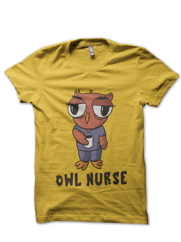 Owl Nurse Doctor T-Shirt