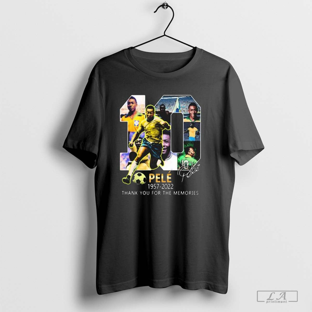 Pele 10 1957 2022 Thank You For The Memories Signature