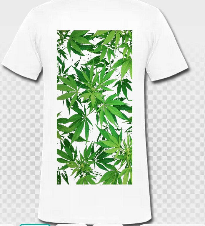 Leaves V-Neck Tee