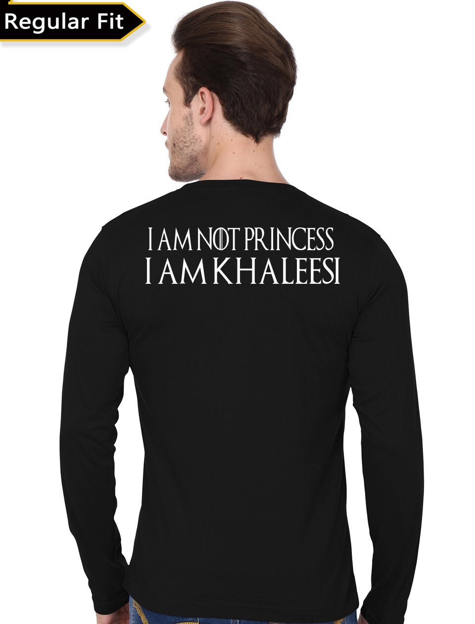 Fire and Blood Black Full Sleeve Tee