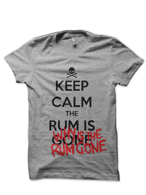 Pirates Of The Caribbean Grey T-Shirt