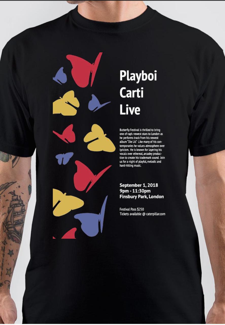 Playboi Carti Black T-Shirt