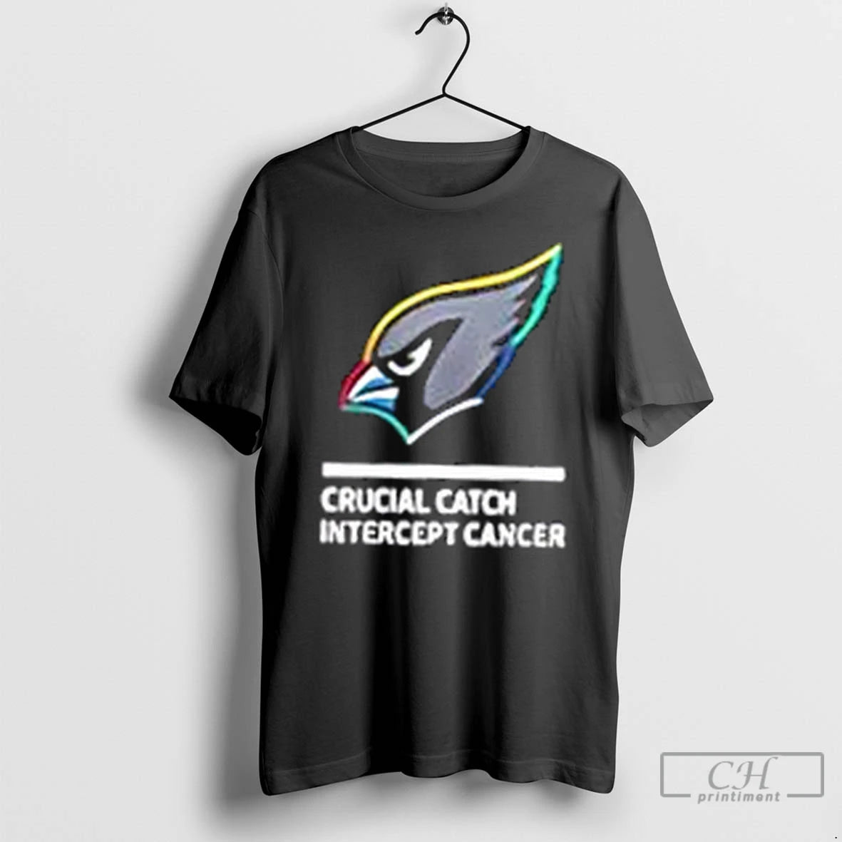 Premium 2025 Crucial Catch Intercept Cancer Arizona Cardinals 2 Sided T Shirts