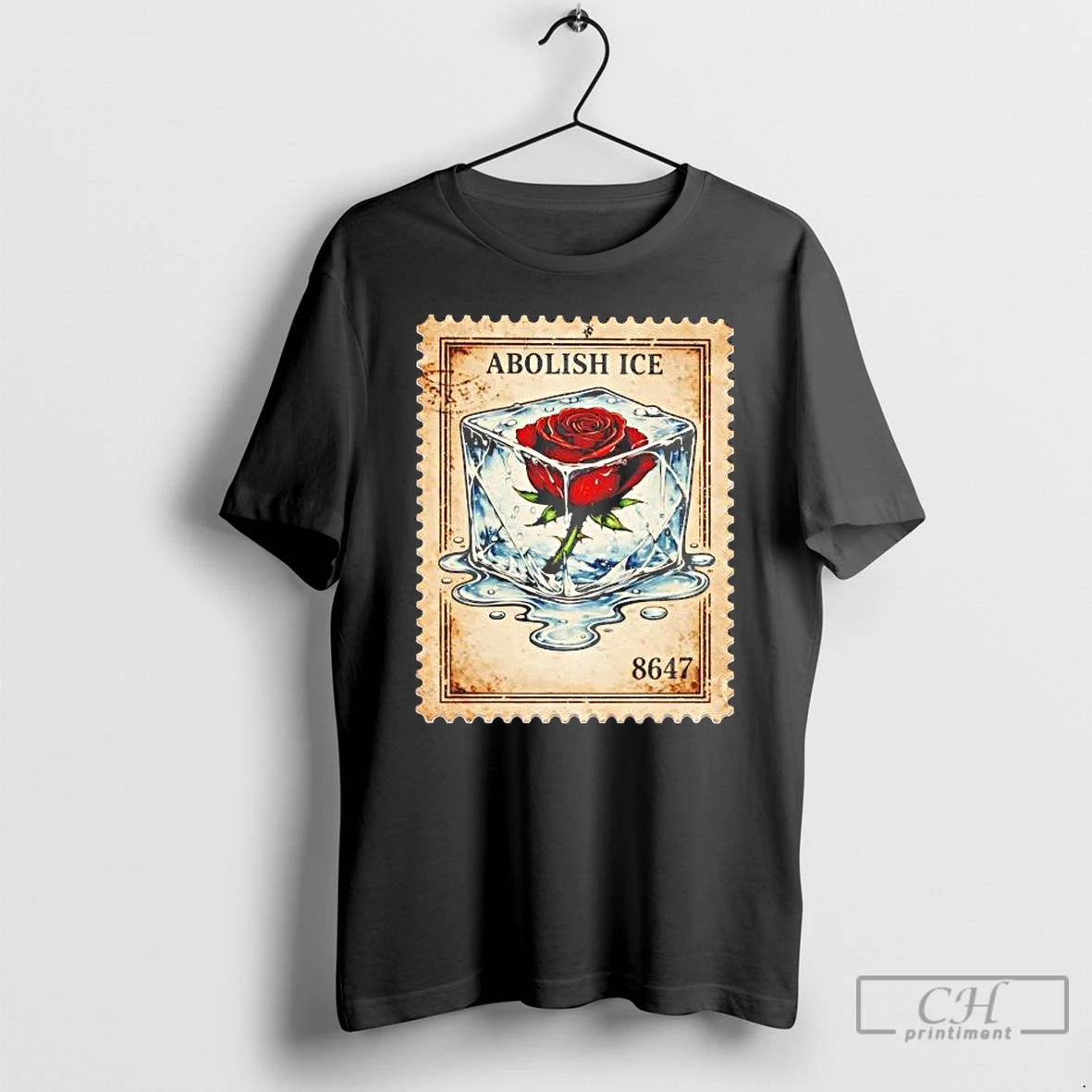 Premium Abolish Ice Rose Anti Trump
