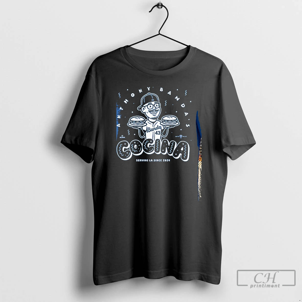 Premium Anthony Banda Cocina Serving La Since 2024 T Shirts