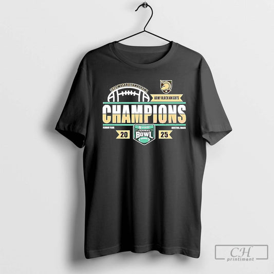 Premium Army Black Knights Football Wasabi Fenway Bowl Champions 2025 Classic