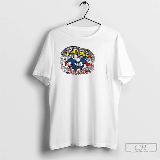 Premium Auburn Tigers The Night The Lights Went Out On Georgia T Shirts