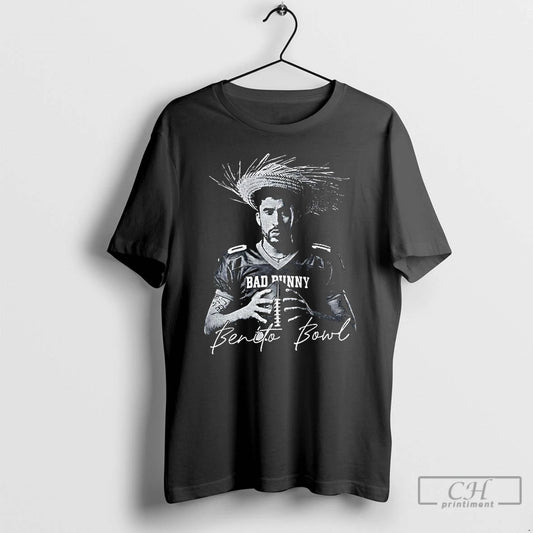 Premium Bad Bunny The Benito Bowl Show Bunny Bowl Halftime Show Football T Shirts Sweater