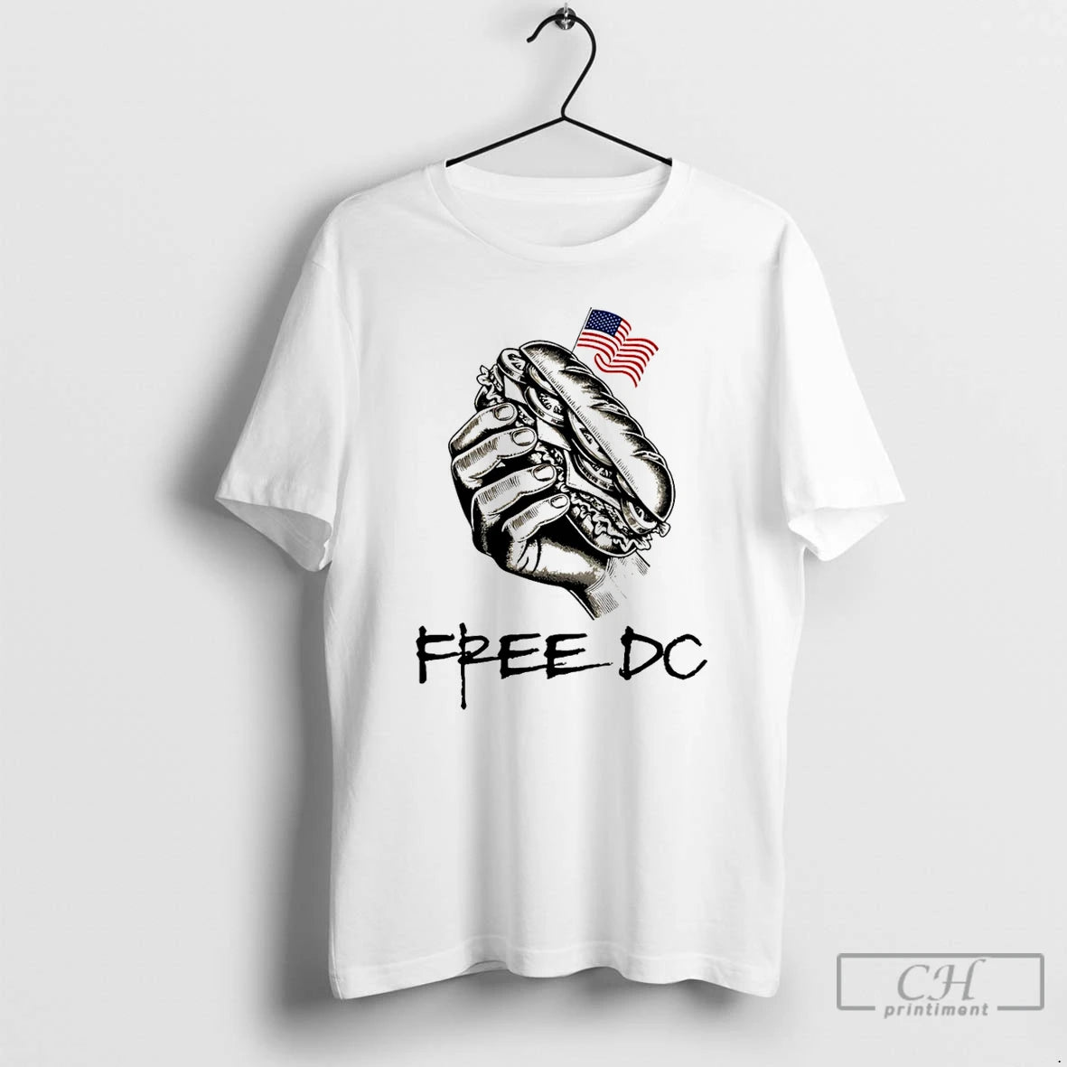 Premium Banksy Inspired Sandwich Thrower Free Dc