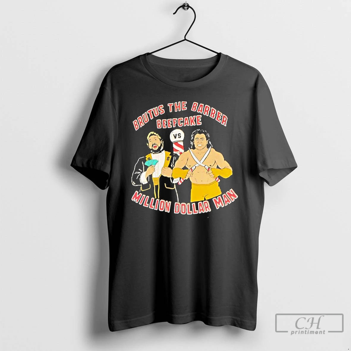 Premium Brutus The Barber Beefcake Vs Million Dollar Man Ted Dibiase Graphic T Shirts Sweater