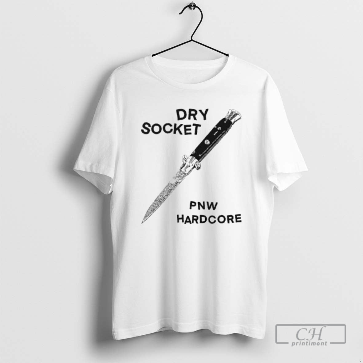 Premium Dry Socket Pacific Northwest Pnw Hardcore Switchblade Knife Graphic Shirt Sweater