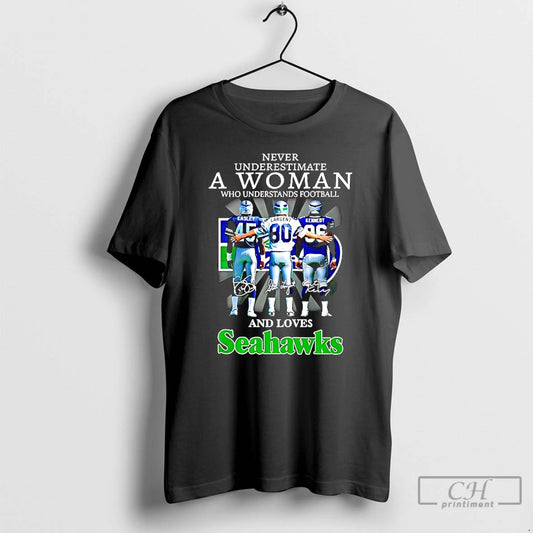 Premium Easley X Largent X Kennedy Never Underestimate A Woman Who Understands Football And Loves