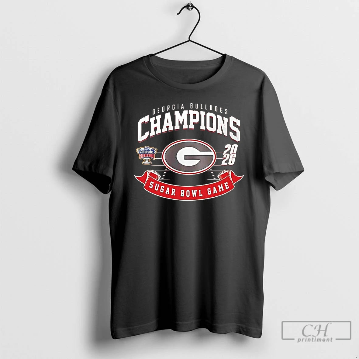 Premium Georgia Bulldogs 2026 Sugar Bowl Champions Football Field