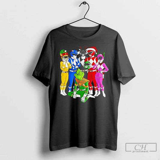 Premium Grinch Rangers Christmas T Shirts