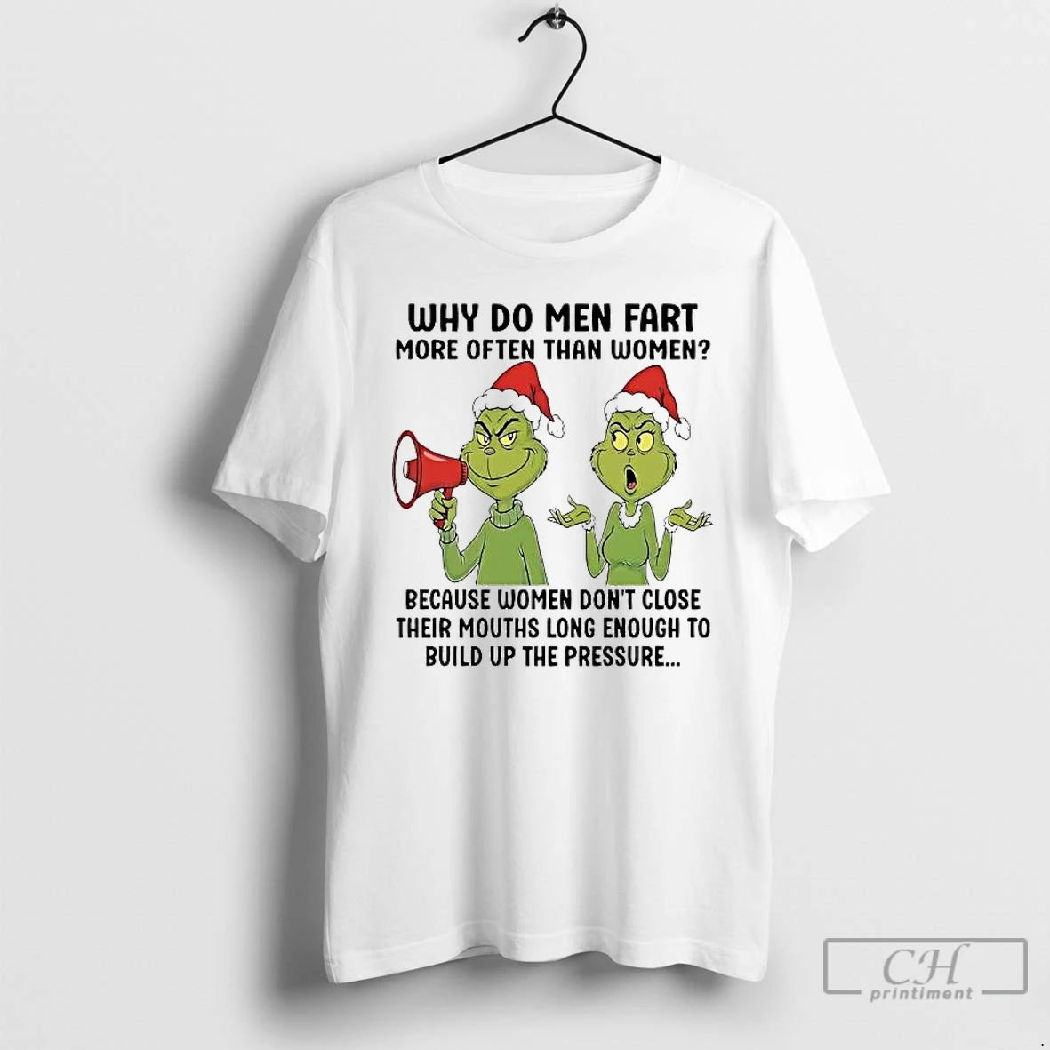 Premium Grinch Why Do Men Fart More Often Than Women Because Women Dont Close