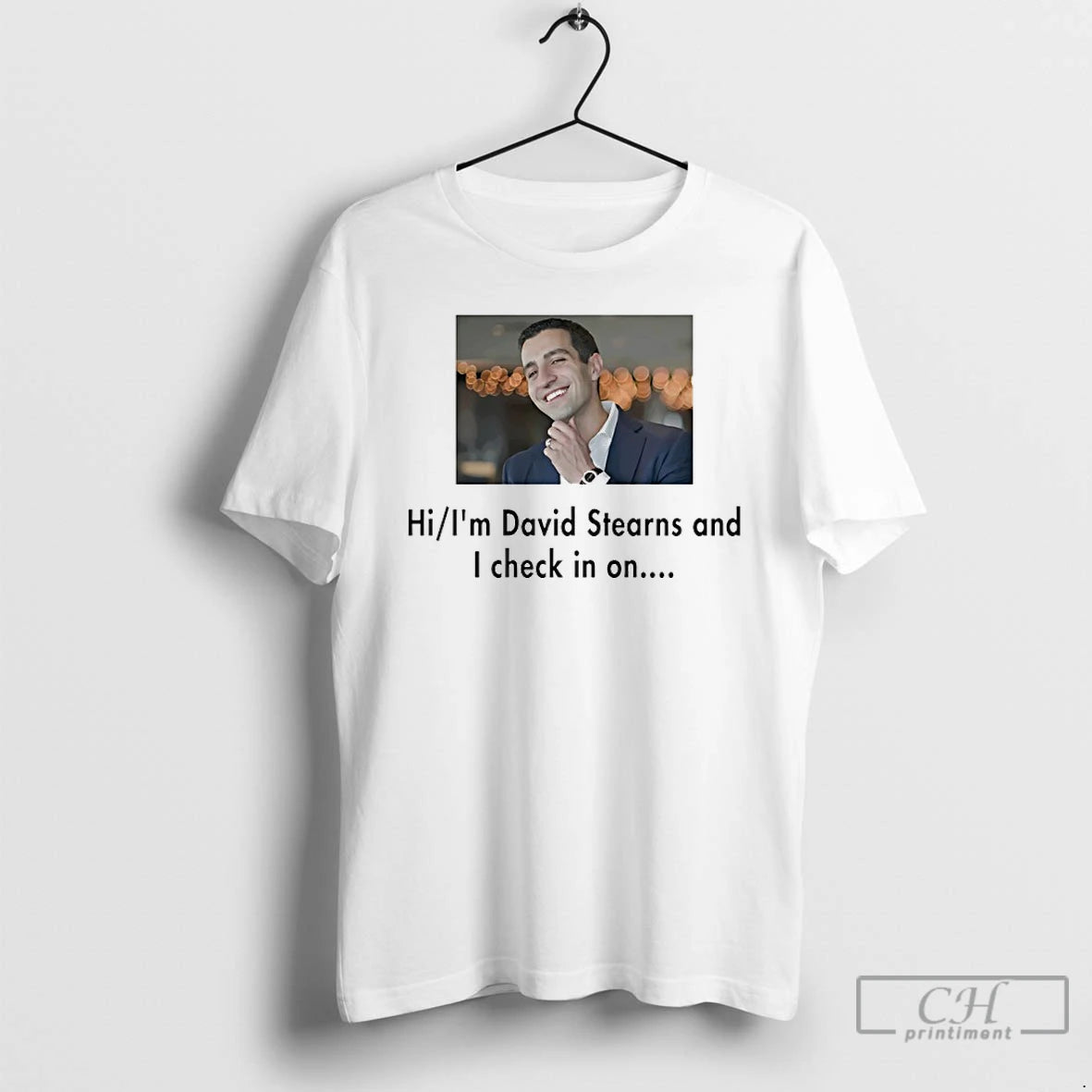 Premium Hi Im David Stearns And I Check In On Graphic