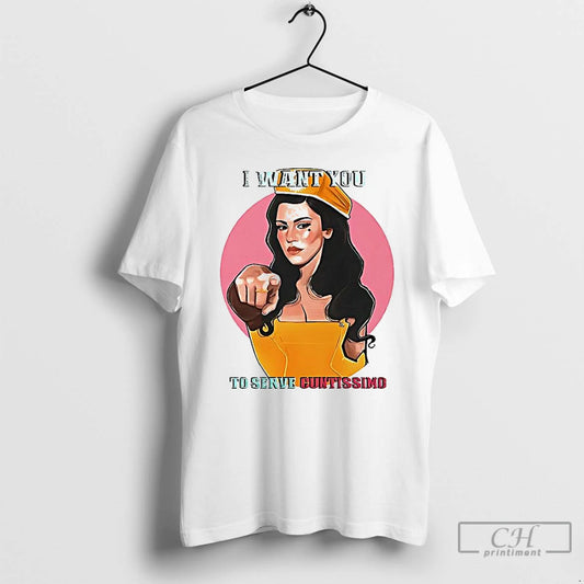 Premium I Want You To Serve Cuntissimo T Shirts