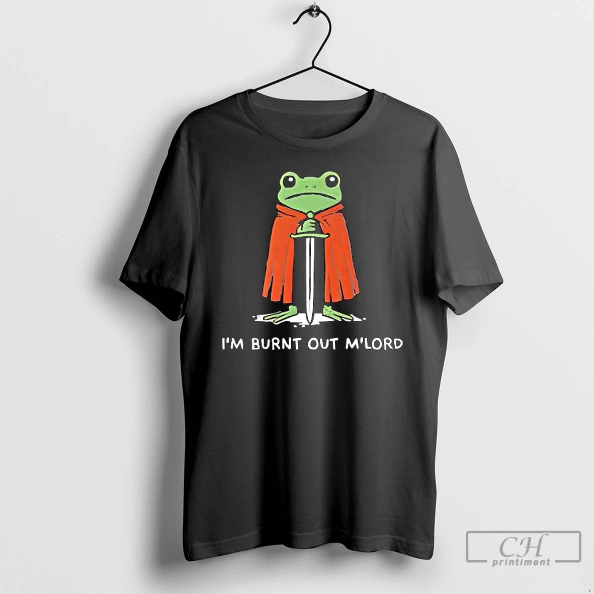 Premium Im Burnt Out Mlord Frog Funny