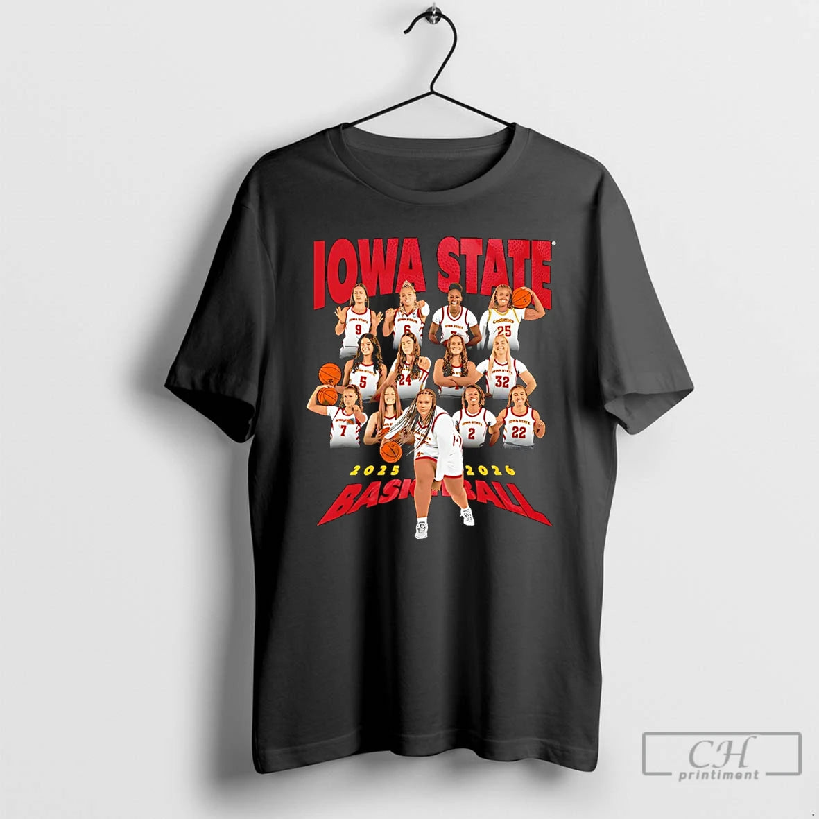 Premium Iowa State Womens Basketball 2025 2026 Team Collage
