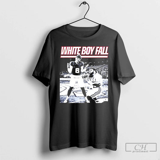 Premium Jaxson Dart And Cam Skattebo New York Giants White Boy Fall T Shirts