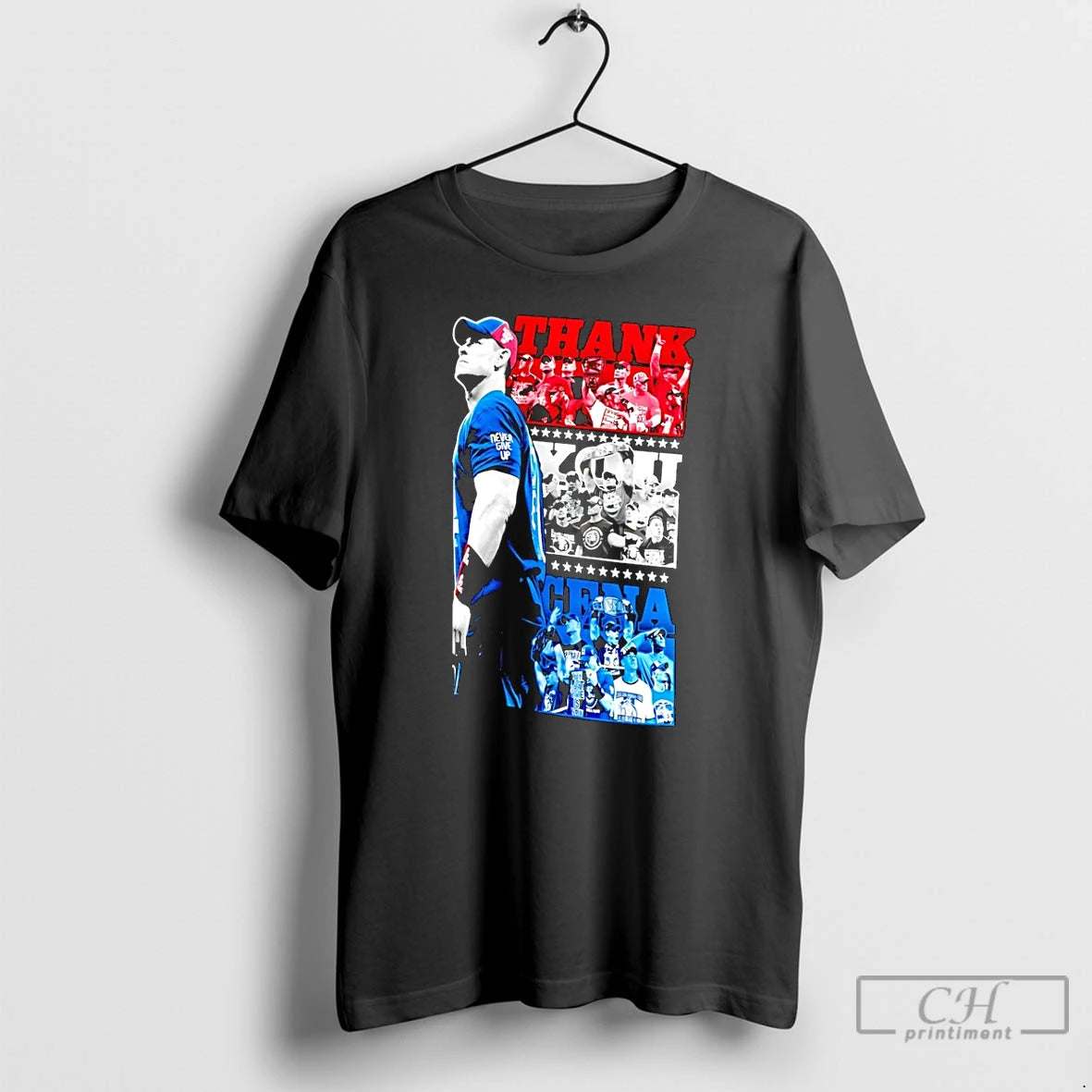 Premium John Cena Thank You Cena Red White And Blue