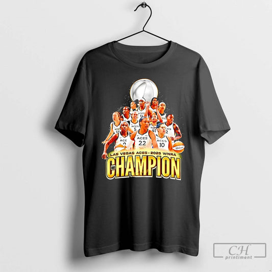 Premium Las Vegas Aces Winner Wnba Champion 2025 Graphic T Shirts