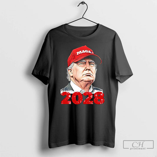 Premium Maga President Trump 2028 T Shirts