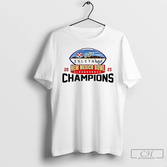 Premium Mean Green Football 2025 Isleta New Mexico Bowl Champions Logo