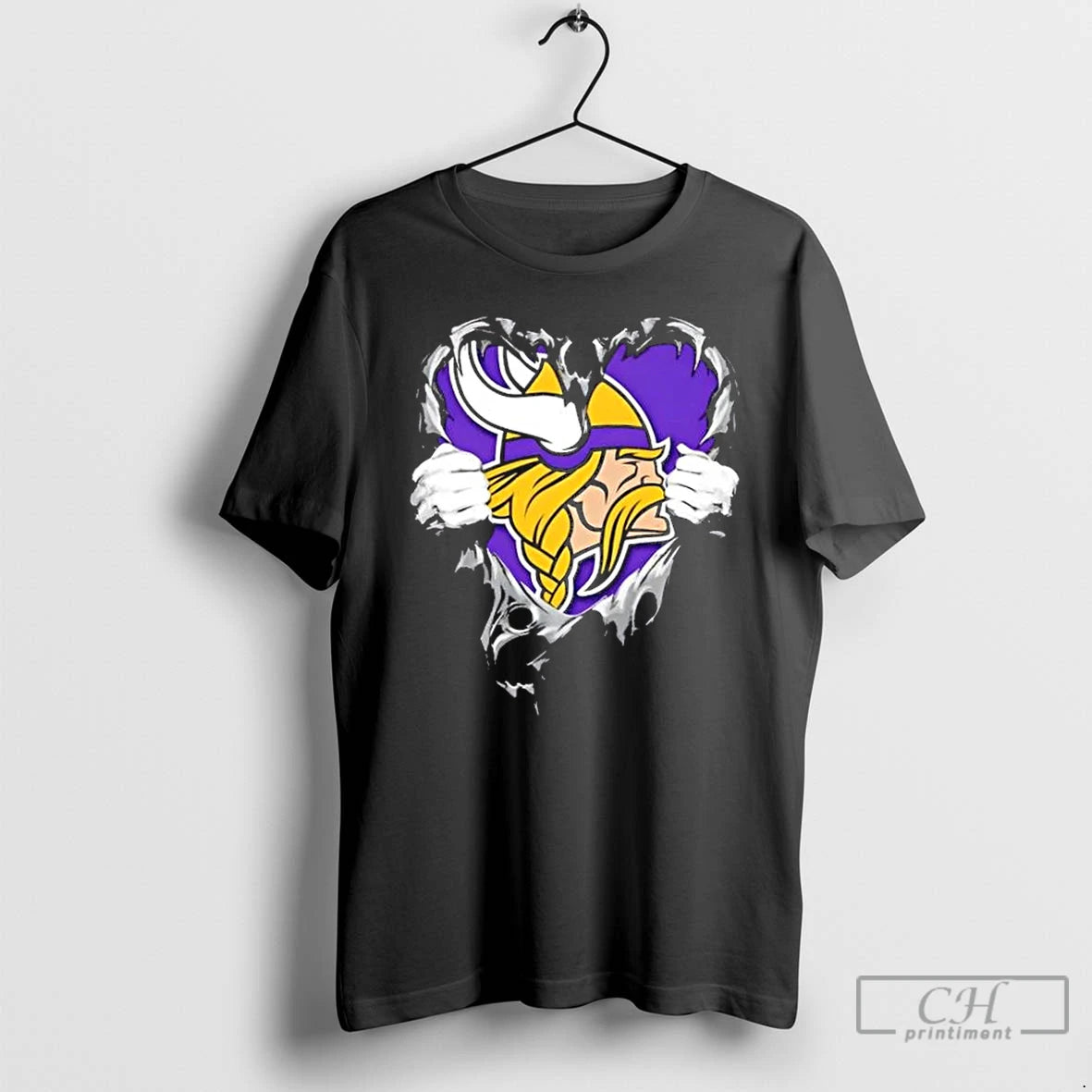 Premium Minnesota Vikings Rip The Chest Forever In My Heart