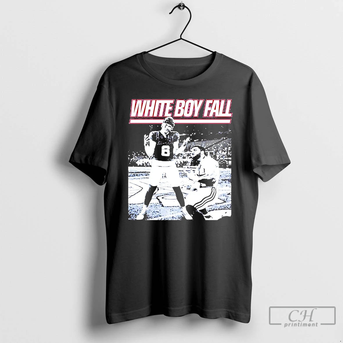 Premium New York Giants White Boy Fall T Shirts