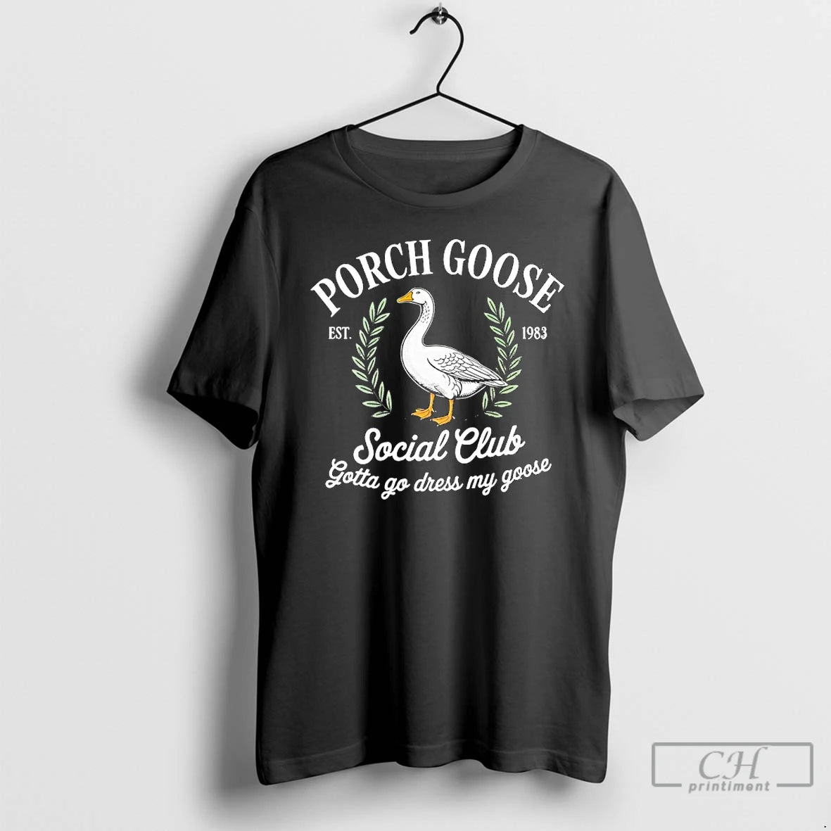 Premium Porch Goose Ssocial Club Gotta Go Dress My Goose Est 1983 Vintage T Shirts