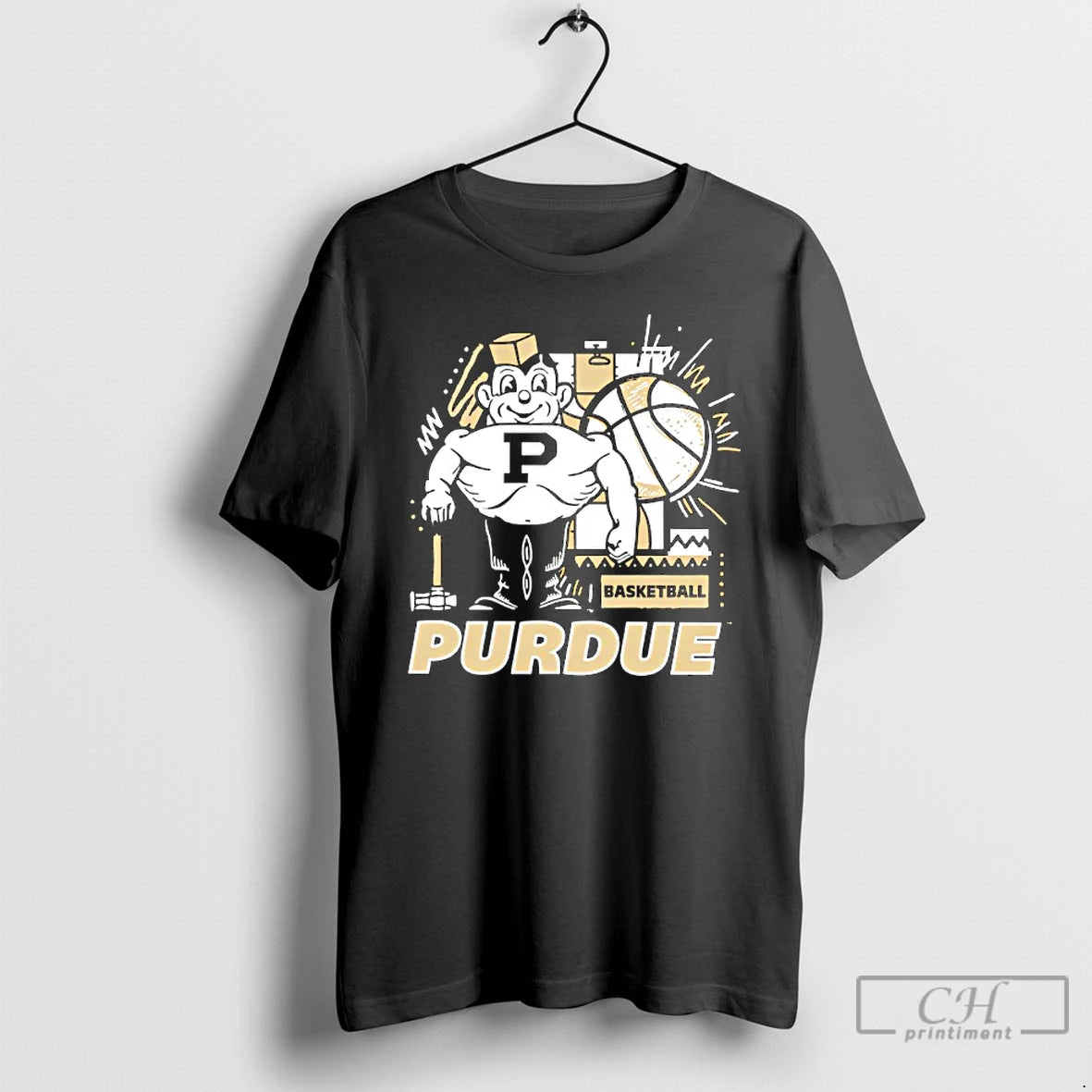 Premium Purdue University Basketball Retro