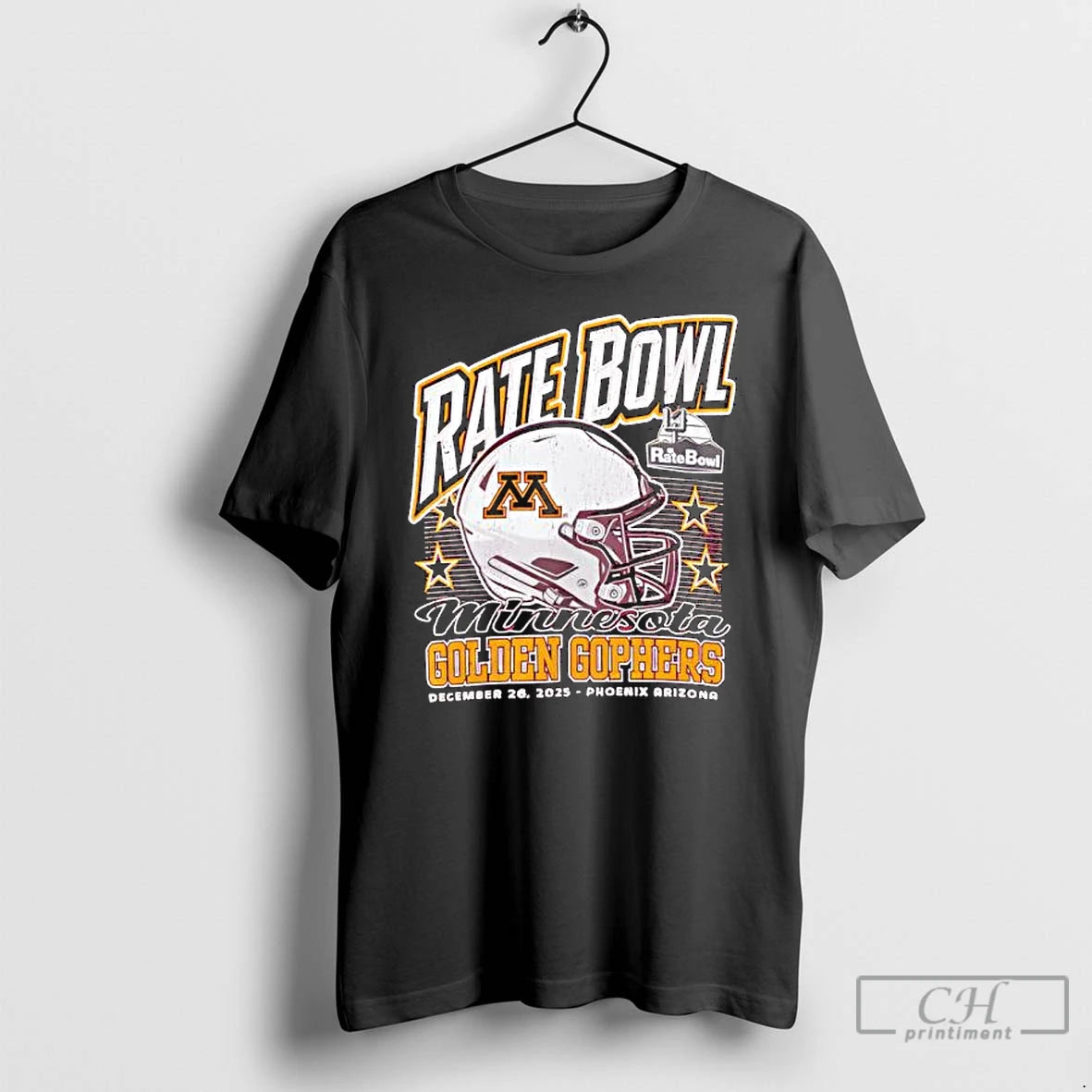 Premium Rate Bowl 2025 University Of Minnesota Golden Gophers Helmet
